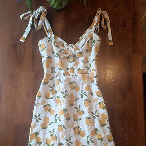 REFORMATION Pearson Linen Dress